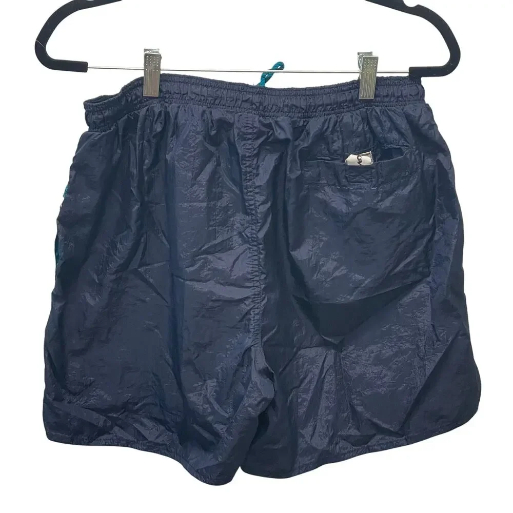Champion Mens Swim Trunks Vintage 90s Navy L 36-38 Mesh Insert Nylon